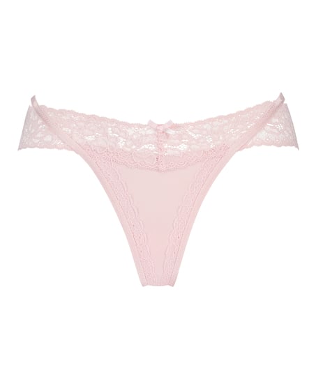 Elliena Extra Low V Thong, Pink
