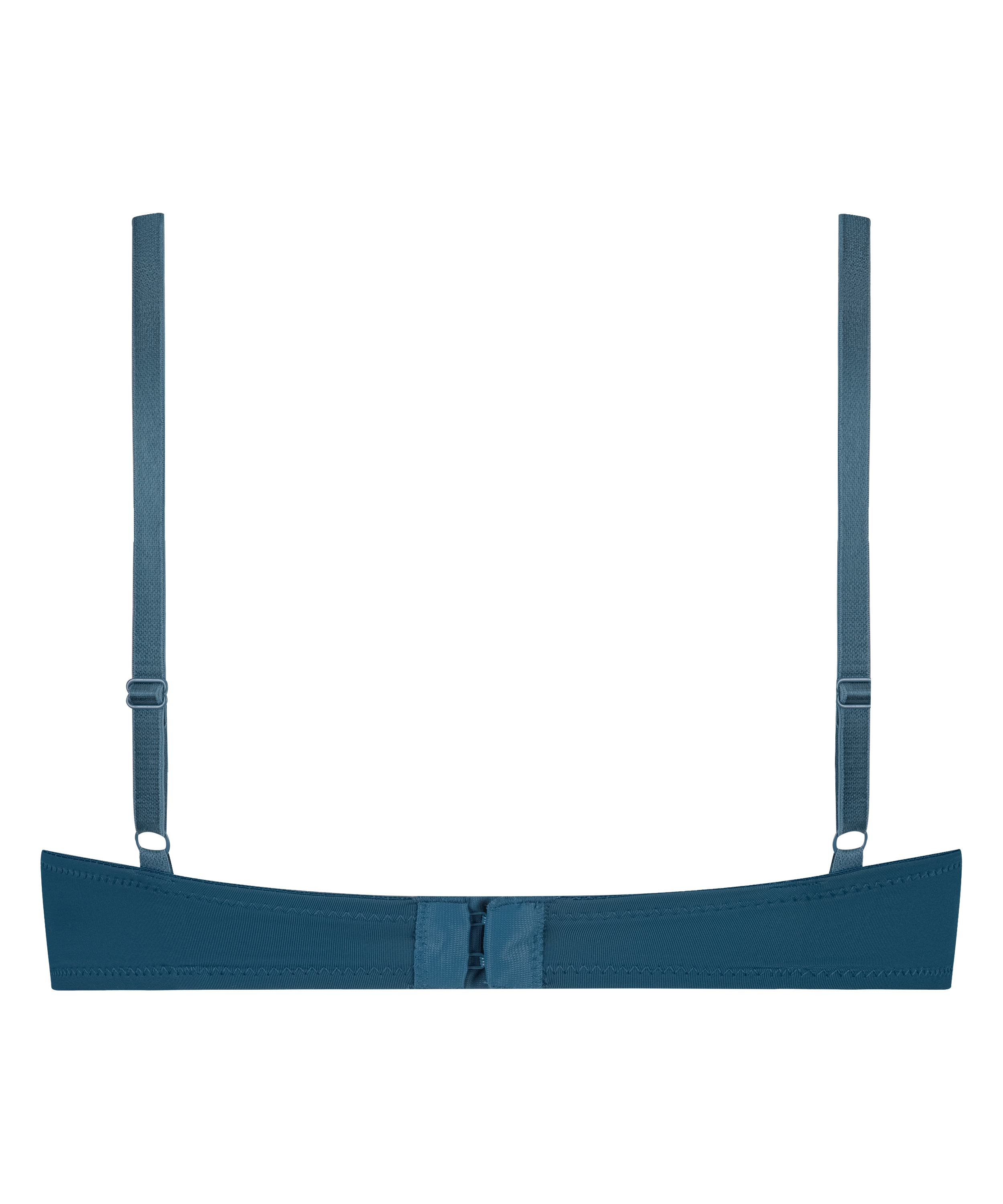 Plunge Padded Underwired Bra, Blue, main