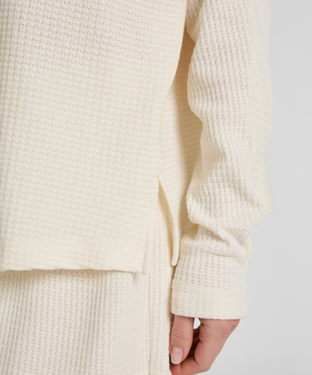 Top Waffle Everly, White