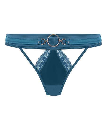 Marjolein Highleg Thong, Blue