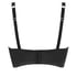 Nicole Padded Underwired Longline Bra, Black