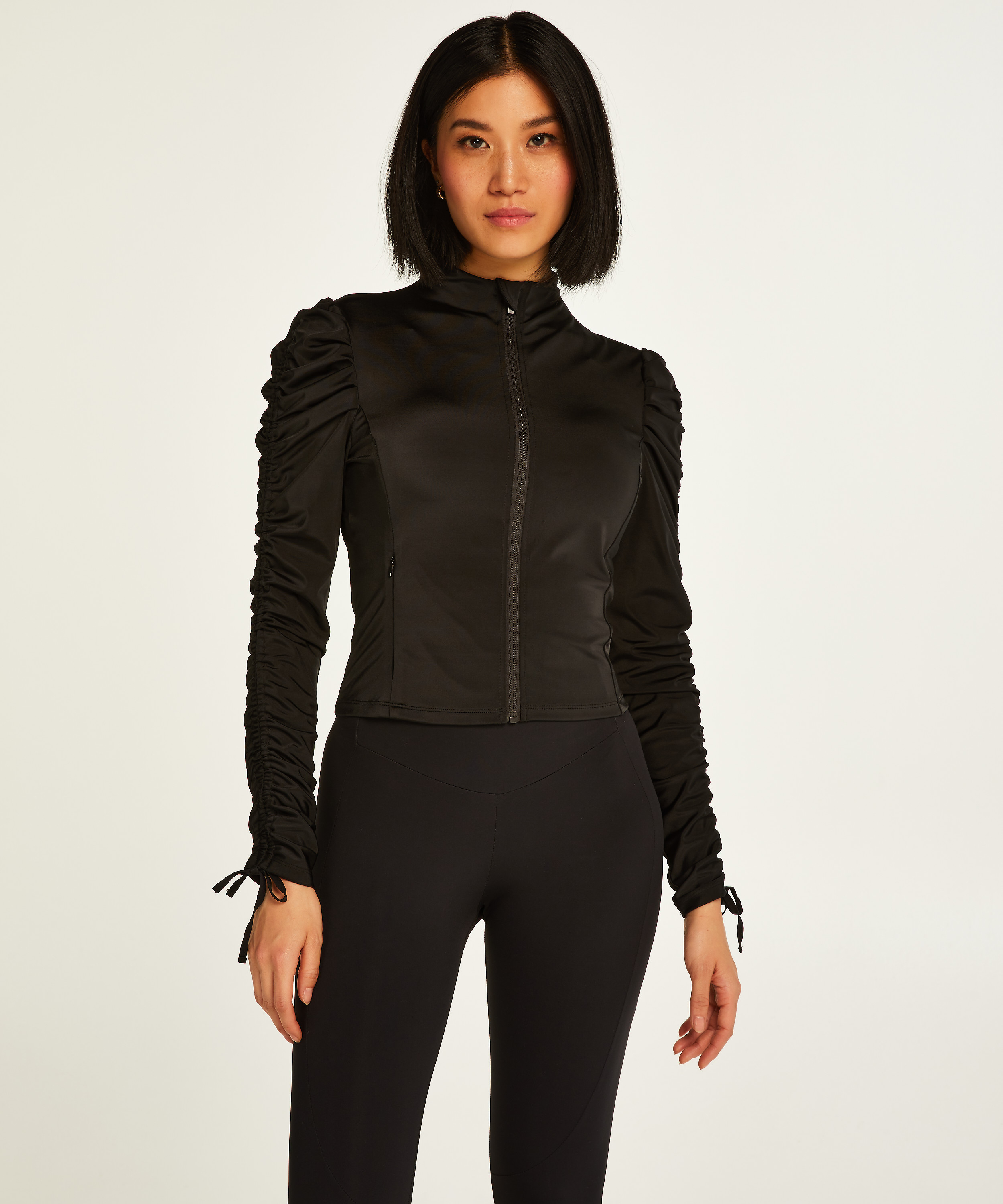 HKMX Ruffle Jacket, Black, main