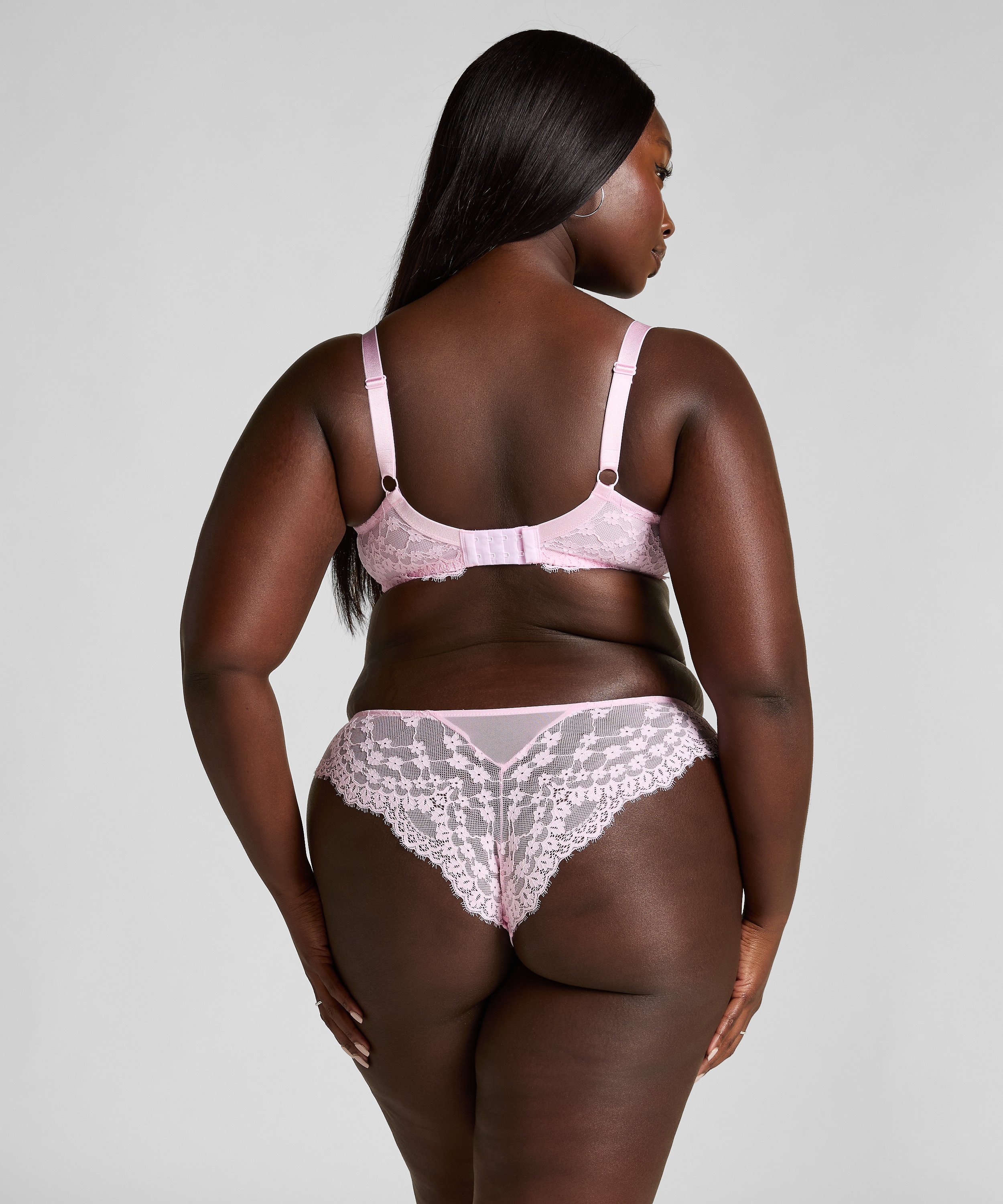 Daisy Non-Padded Underwired Bra, Pink, main