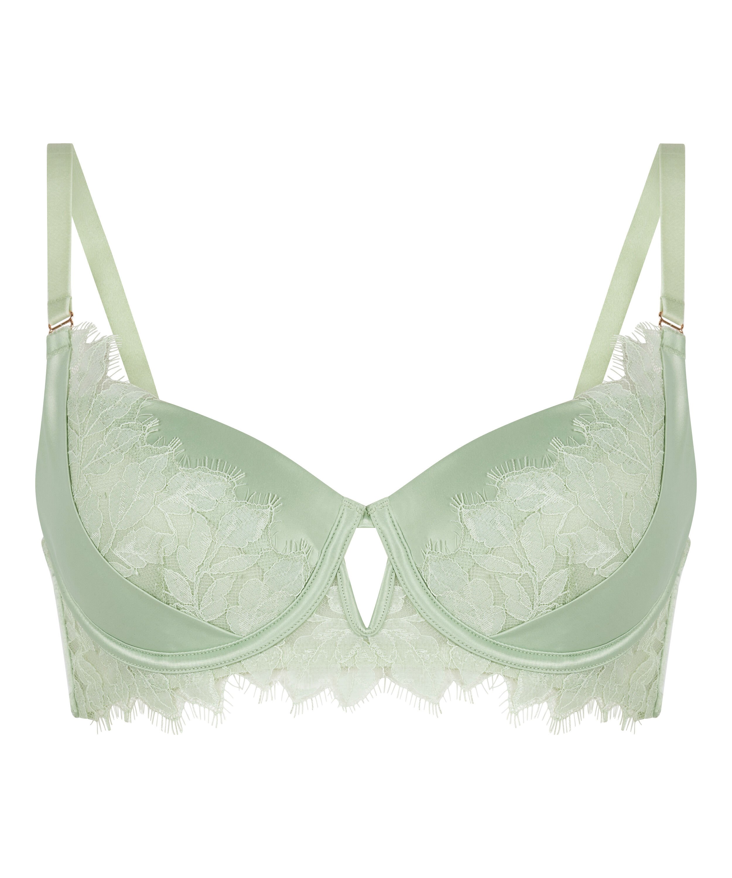 Malou Padded Underwired Bra, Green