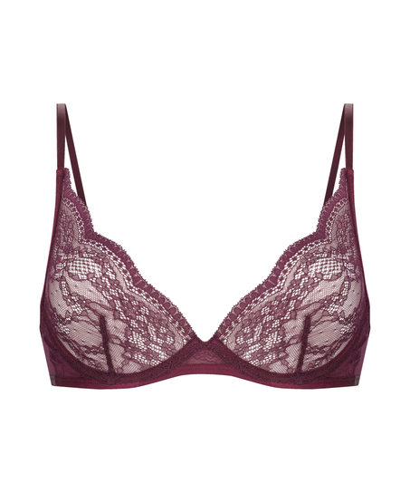 Isabelle Non-Padded Underwired Bra, Purple
