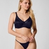 Nina Non-Padded Underwired Minimizer Bra, Blue