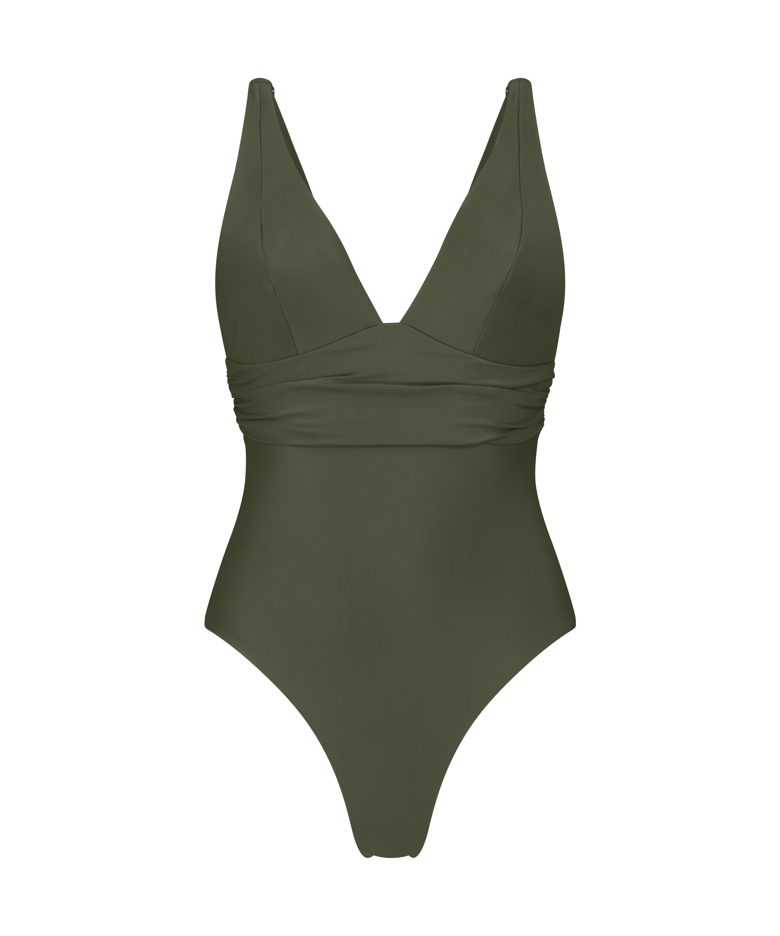 Luxe Shaping Swimsuit, Green, main