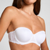 Angie Padded Strapless Underwired Bra, White