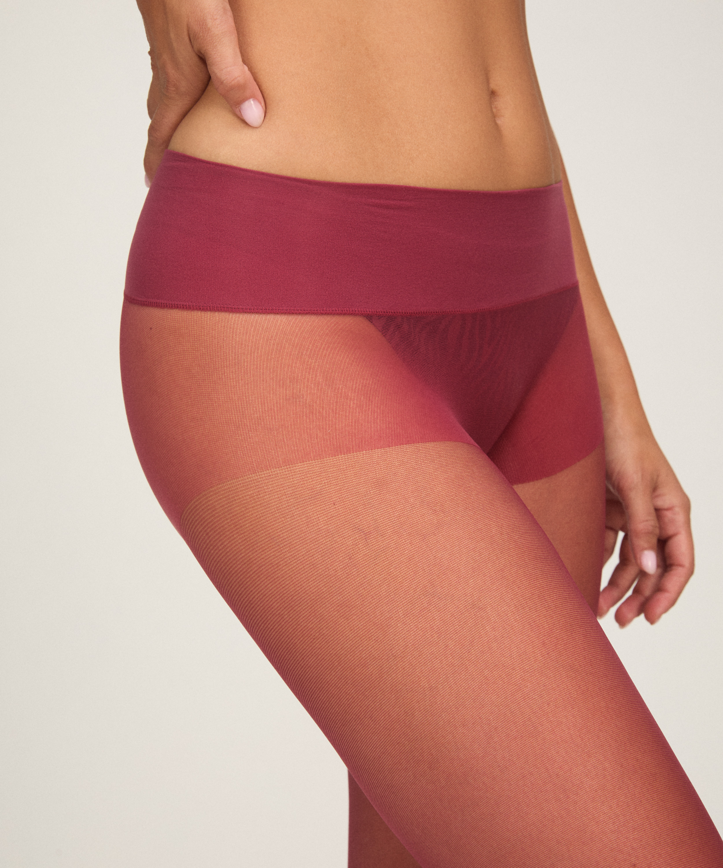 Tight 20 Denier Seamless Velver Touch, Red, main