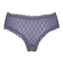 V-shaped Brazilian knickers mesh, Blue
