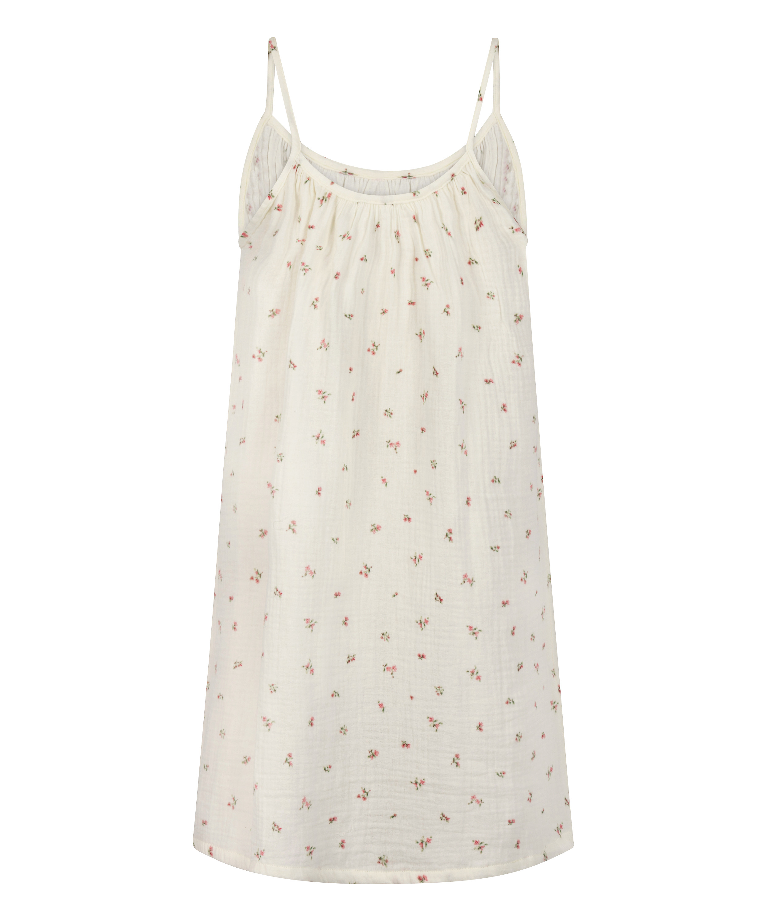 Muslin Slipdress, White, main