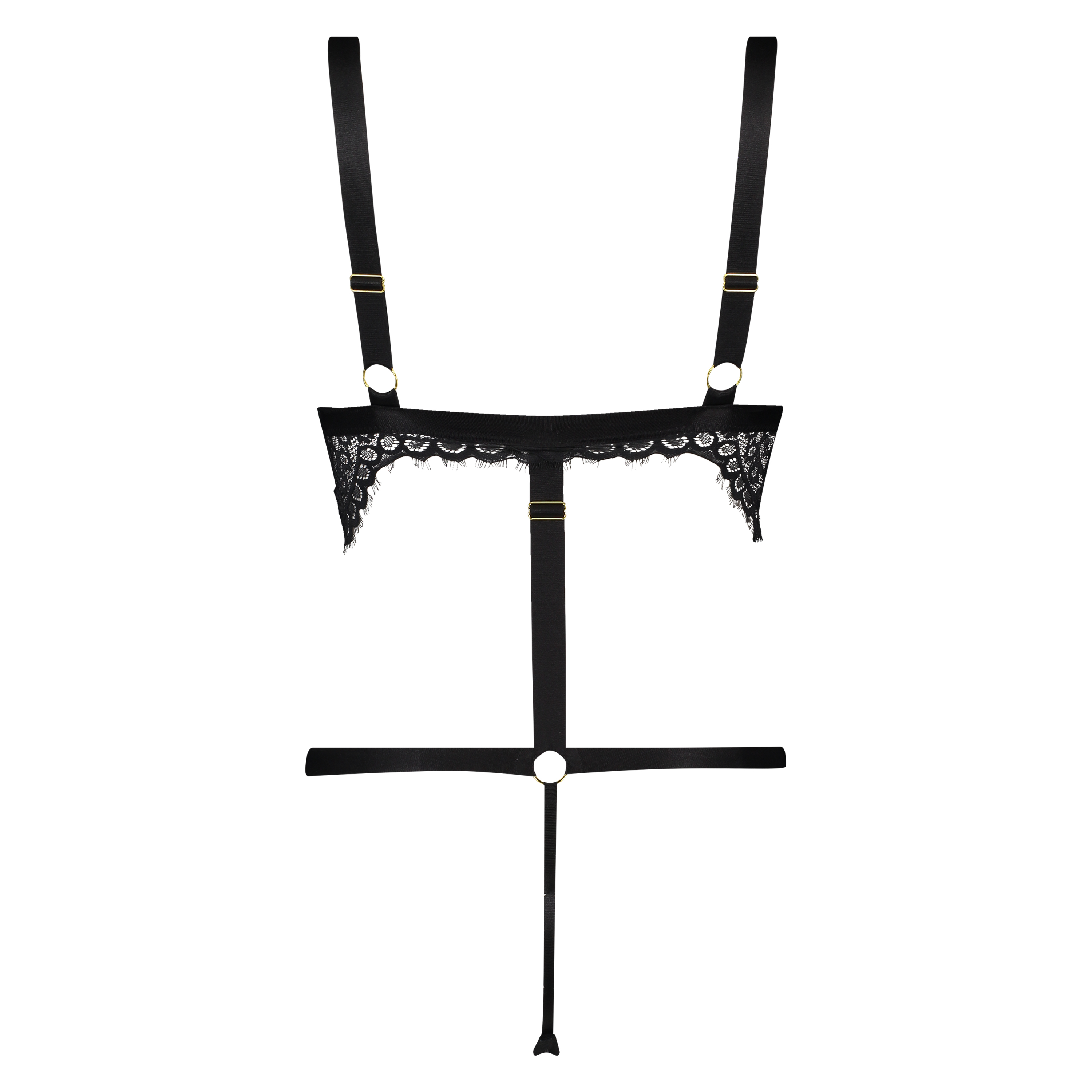 Private Ginger Open Crotch Body, Black, main