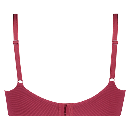 Lola padded non-underwired bra, Red