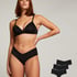 3-Pack London Brazilian, Black