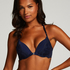 Kimberley Padded Push-Up Underwired Bra, Blue