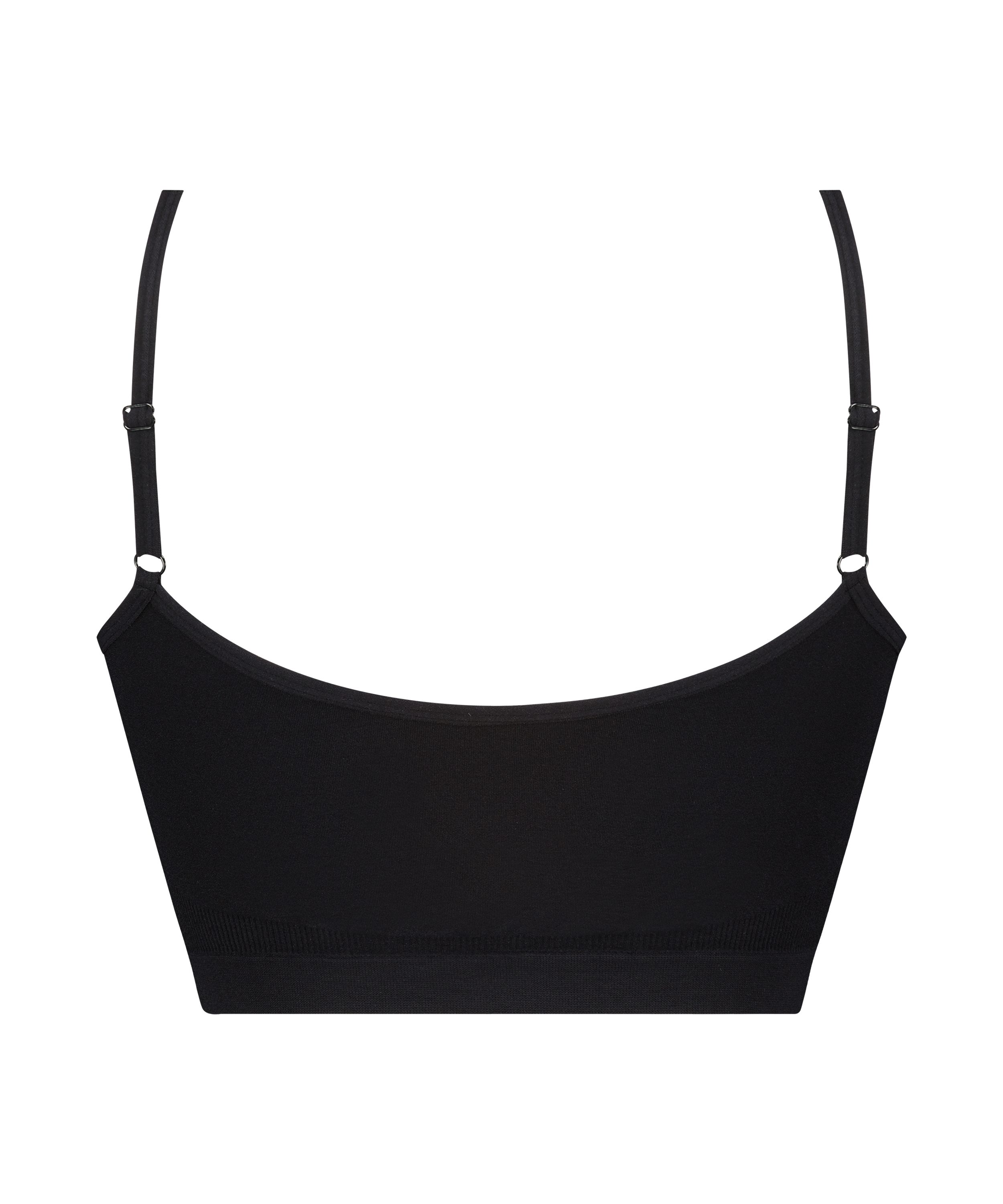 Strappy bralette, Black, main