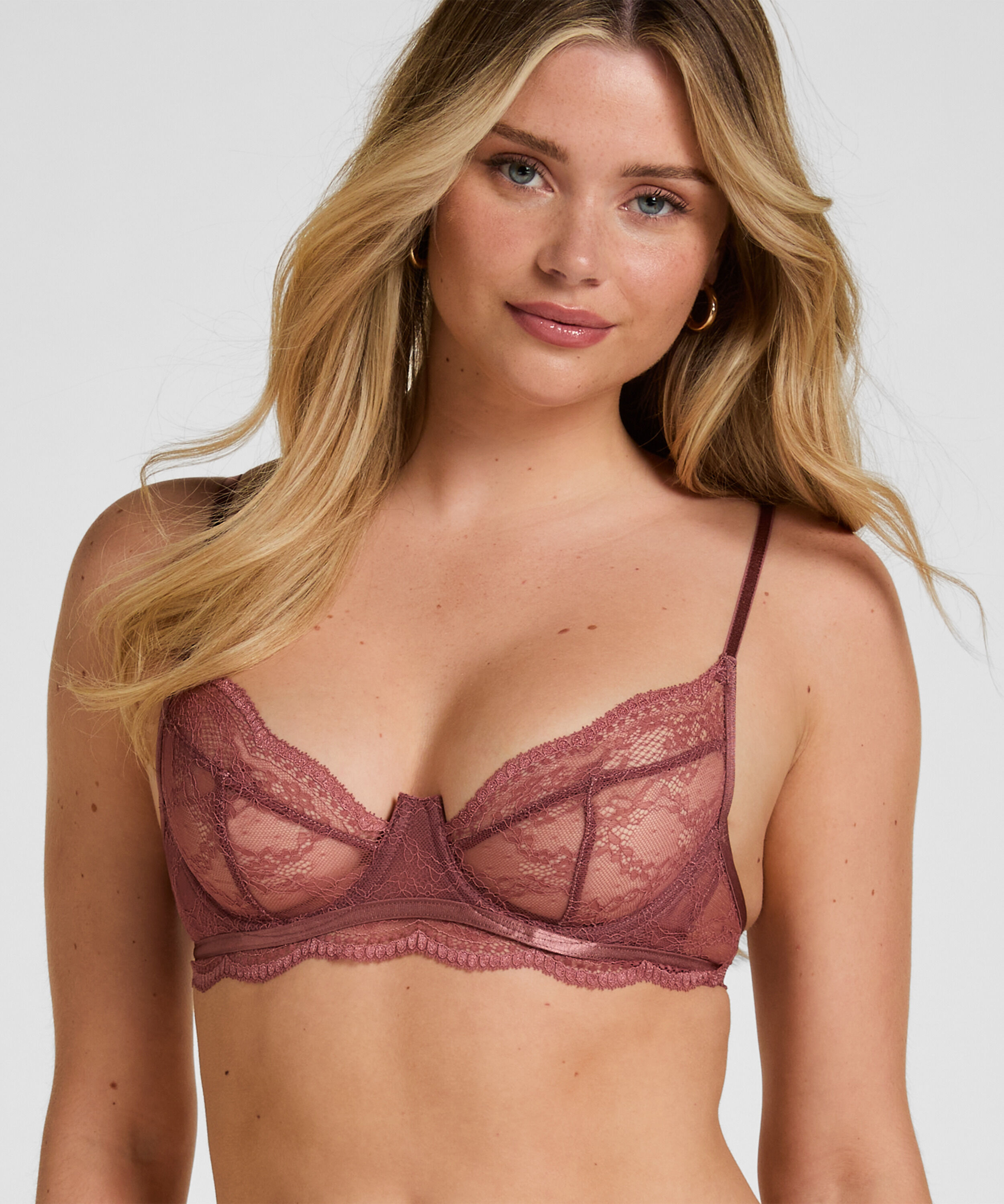 Isabelle Non-Padded Underwired Bra, Pink