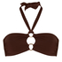 Bandeau Bikini Top Madrid, Brown