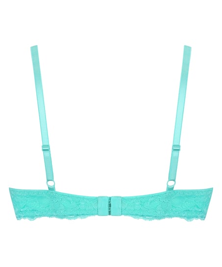 Marine Padded Underwired Bra, Green