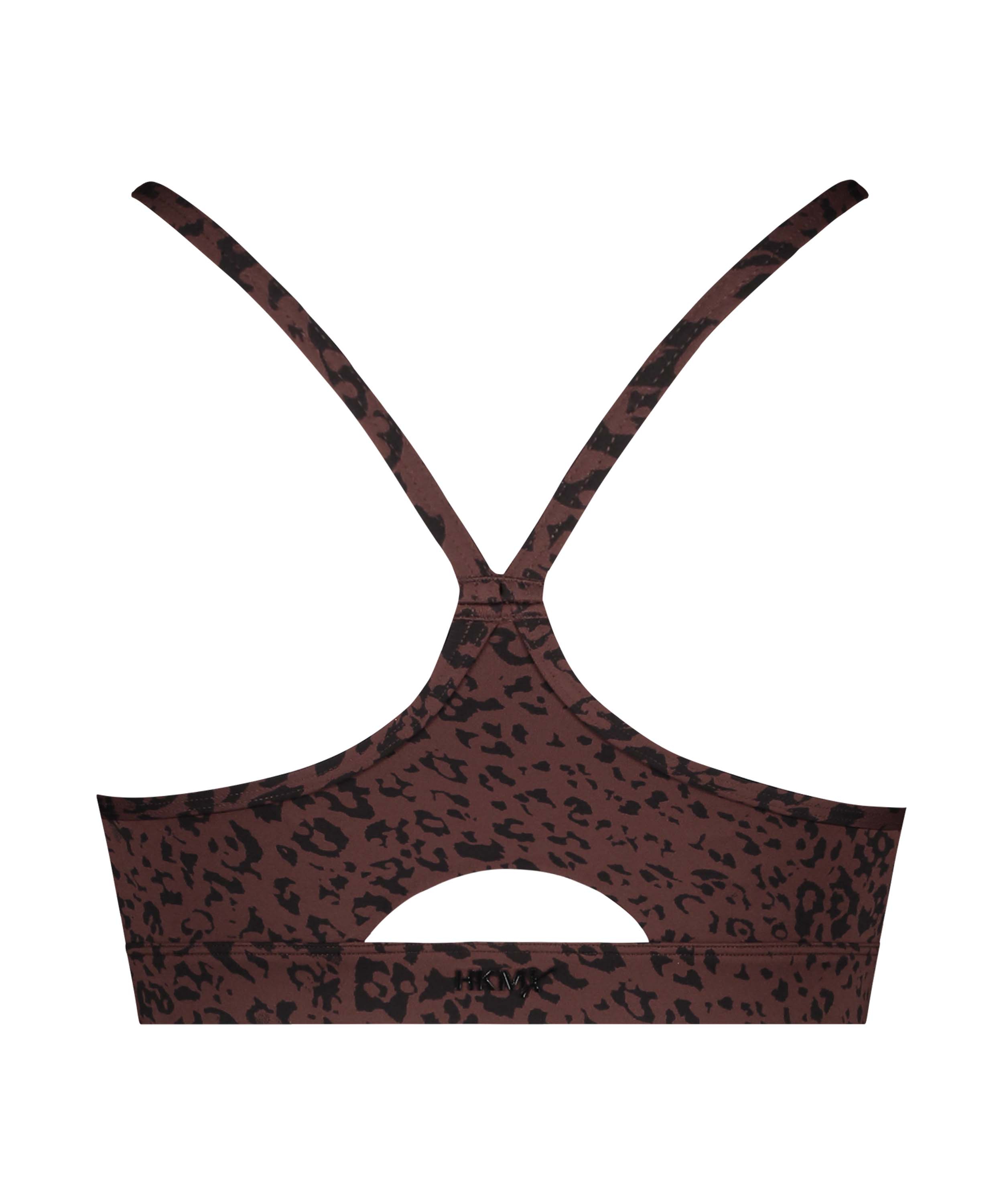 HKMX Sports Bra Level 1, Brown, main