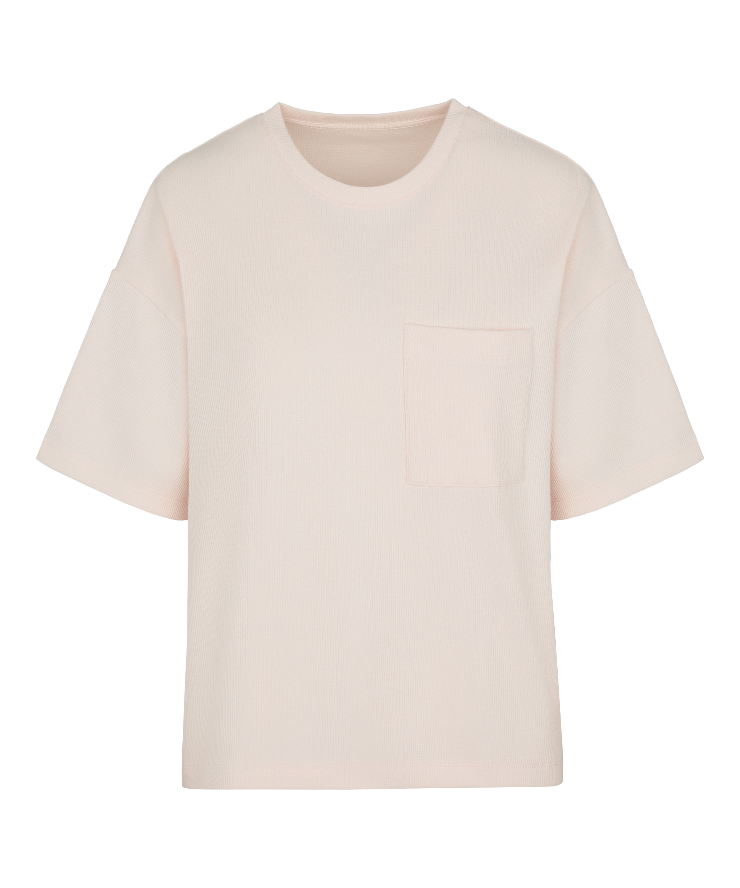 Pyjama Top Waffle, Pink, main