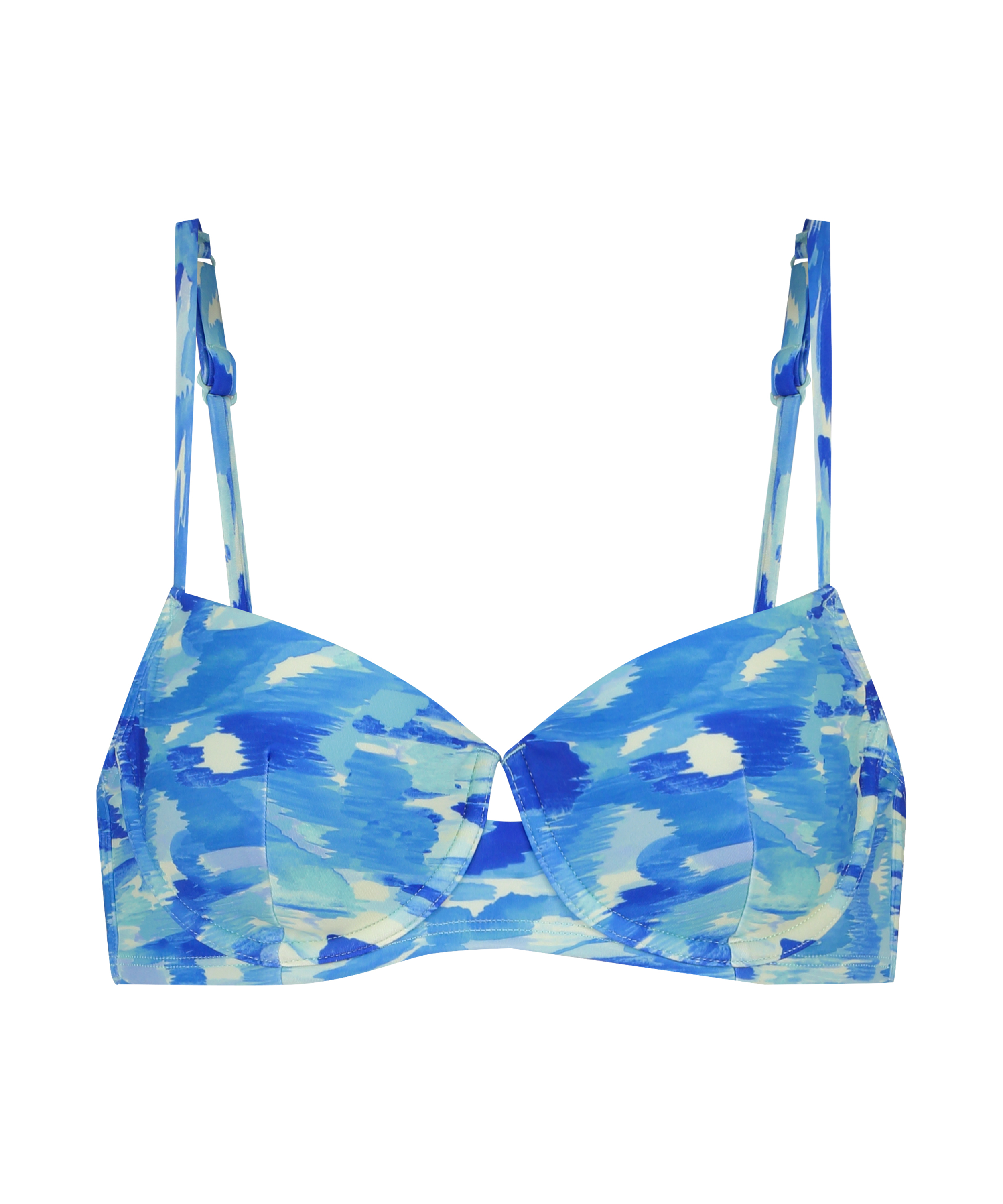 Paraguay Bikini Top, Blue, main