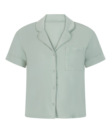 Essential Jersey Short-Sleeved Jacket, Green