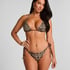 Animalia Triangle Bikini Top, Brown
