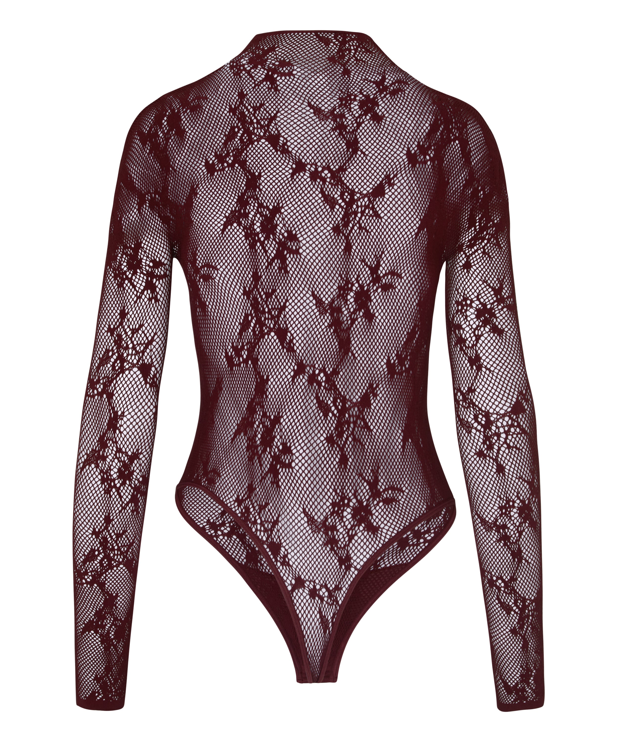 All Over Lace Body, Purple, main
