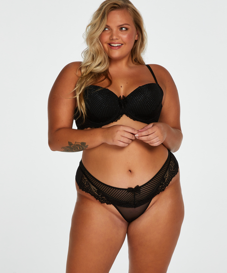 Davy Padded Underwired Bra, Black