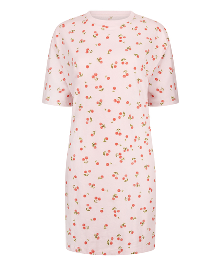 Roundneck Nightshirt, Pink