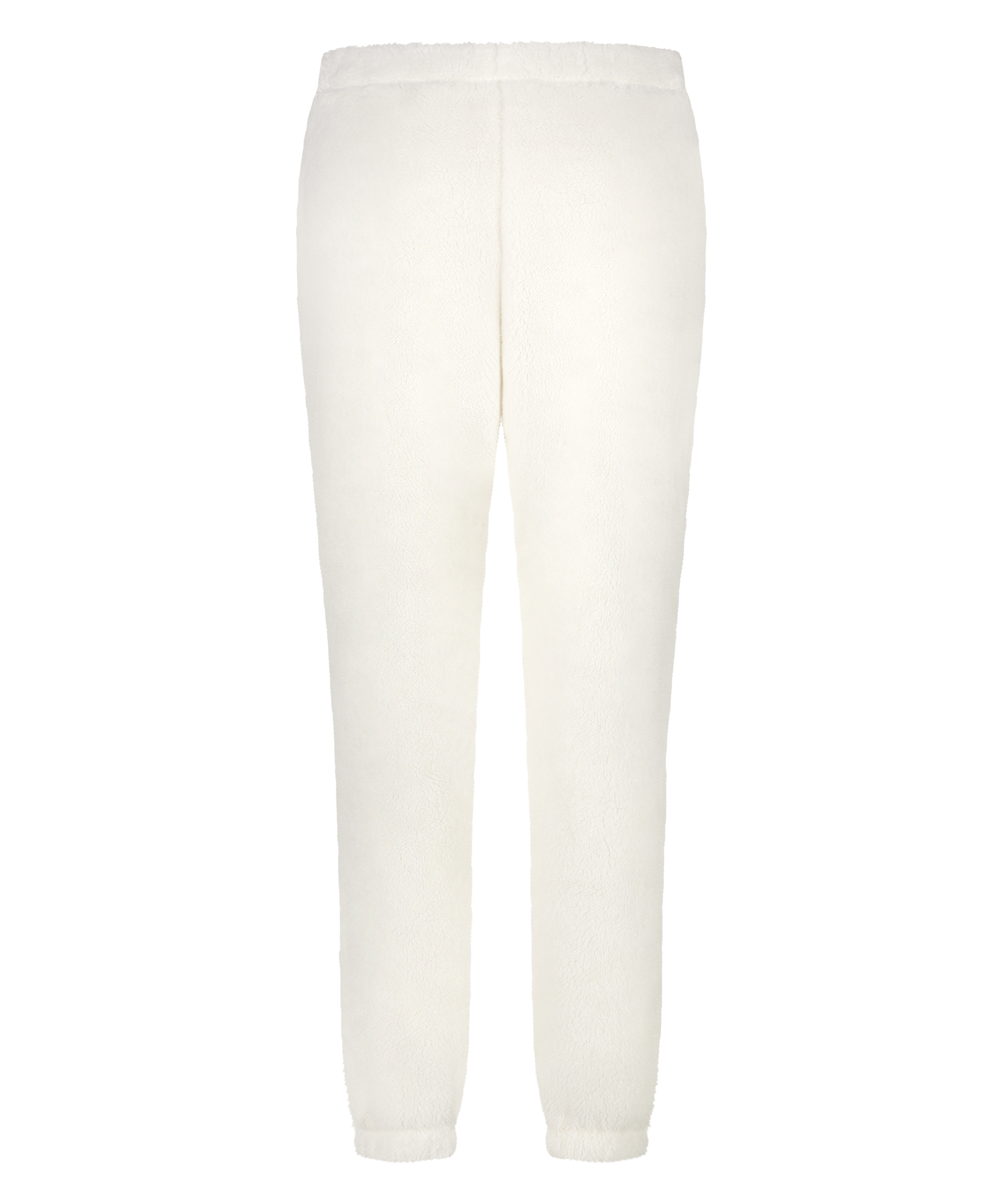 Snuggle Fleece Joggers, White, main