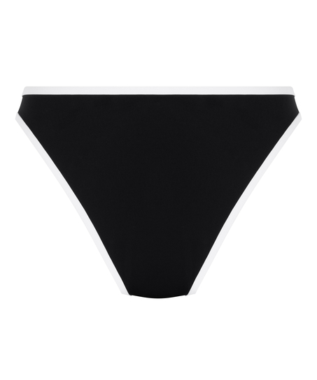 Neoprene Mono Highleg Bikini Bottom, Black