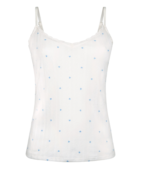 Cami lace top, Blue