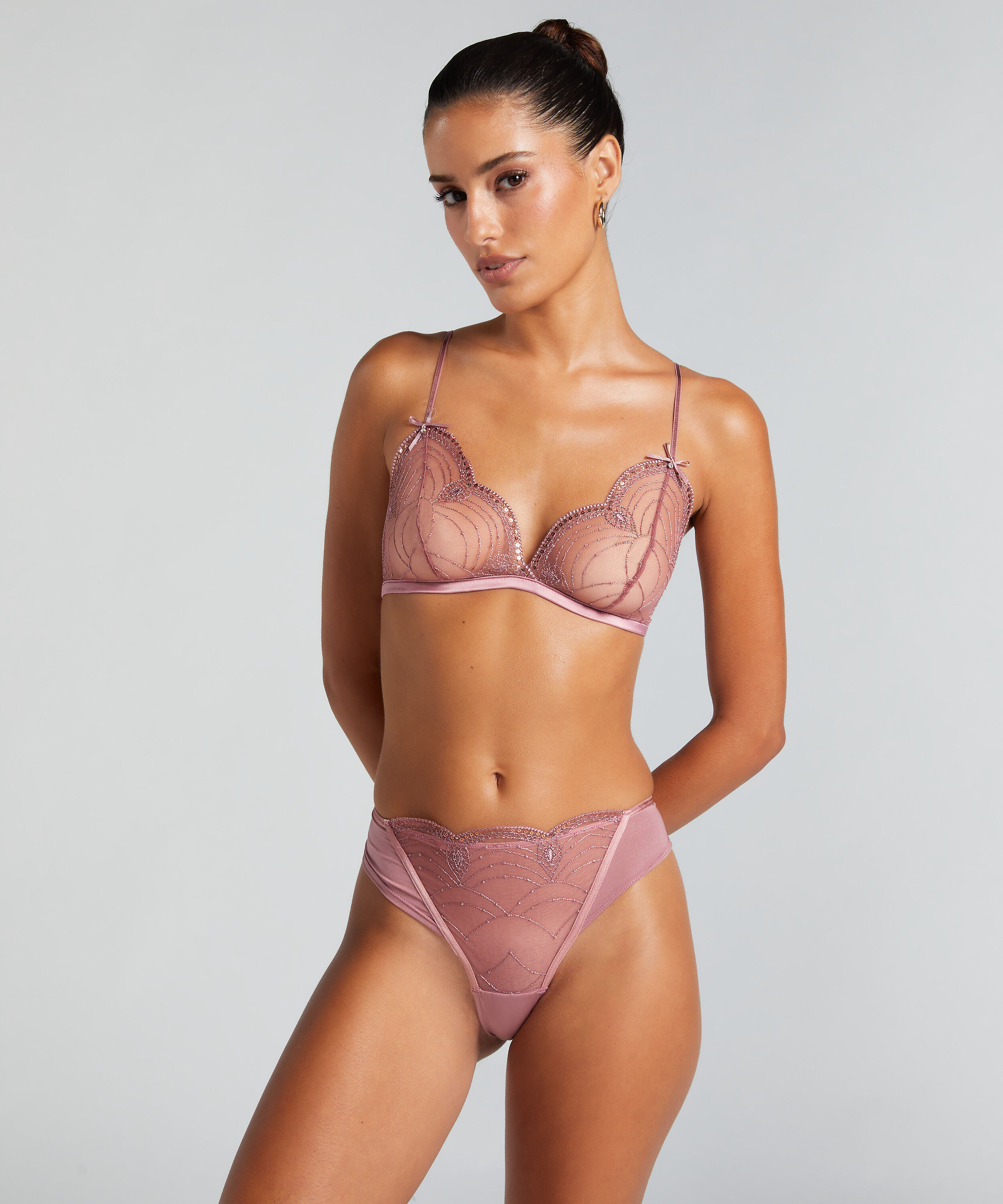 Ruby Bralette, Pink