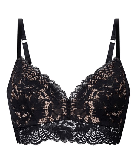 Andrea Padded Non-Wired Bra, Black