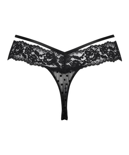 Extra low thong Jada, Black