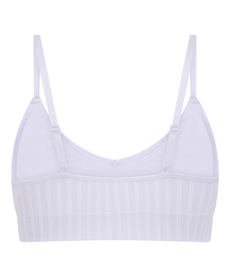 Dide Triangle Bralette, Purple