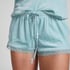 Velvet lace shorts, Green