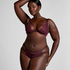 Cinnamon Non-Padded Underwired Bra, Red