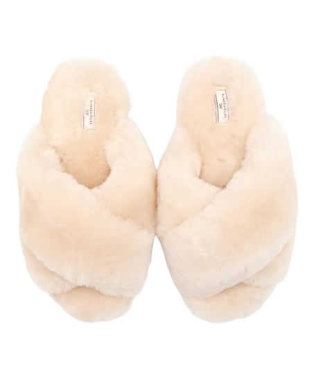 Slipper Sheepskin, White