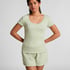 Pointelle Top Lace, Green