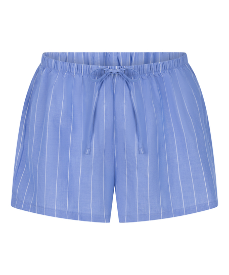 Striped Short Cotton, Blue