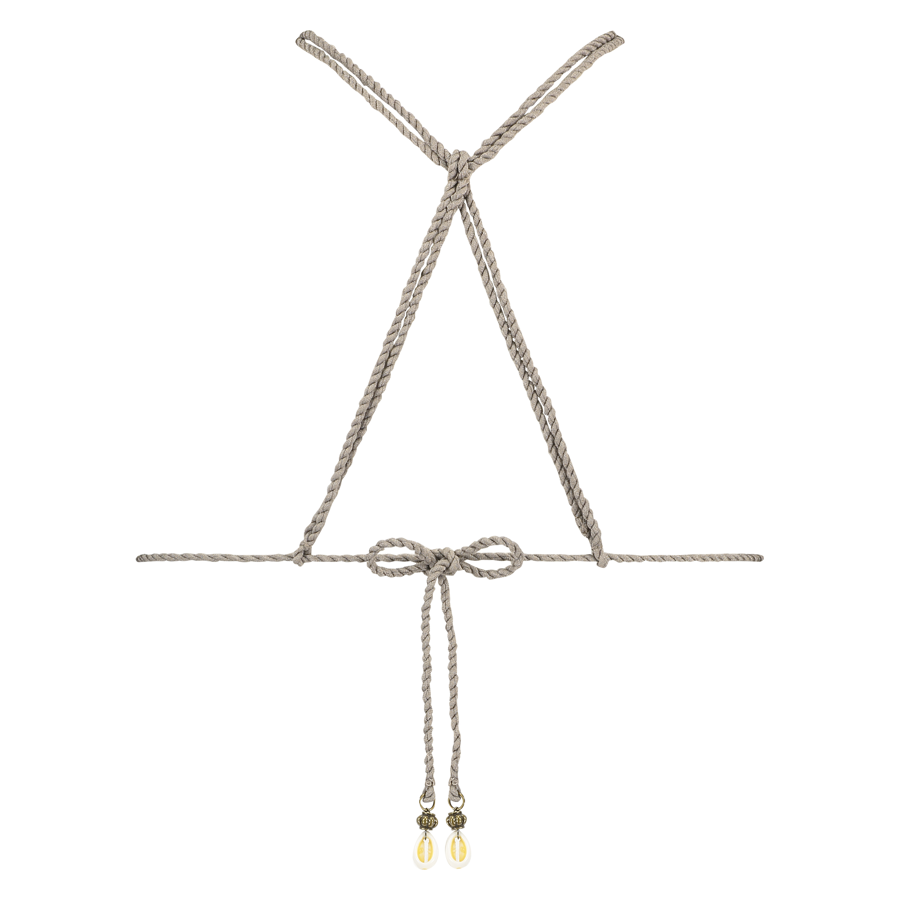 Alessandra triangle bikini top, Green, main