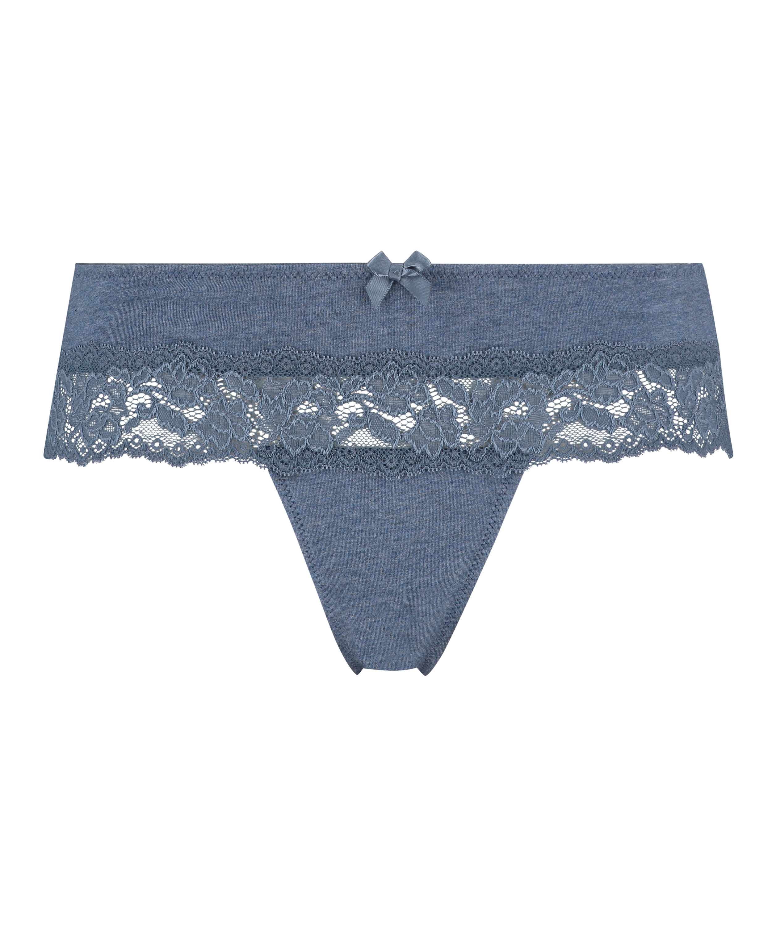 Cotton boxer thong, Blue, main
