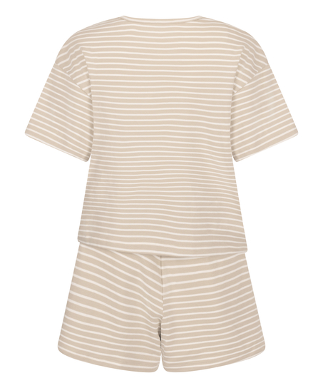 Pyjamaset Jersey, Beige