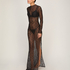 Slipdress Allover Lace, Black