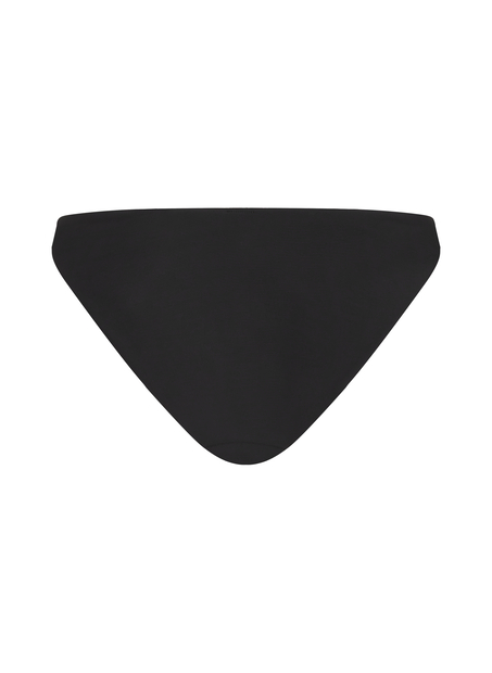 Luna High-Leg Bikini Bottoms, Black