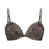 Cannes Push-Up Bikini Top, Brown
