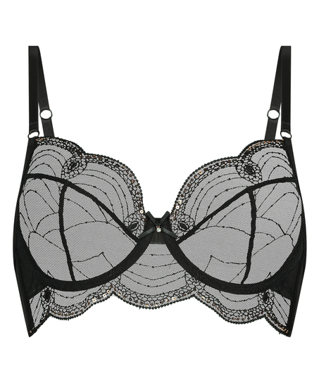 Ruby Non-Padded Underwired Bra, Black